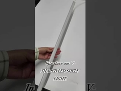 Luz de estante en forma de V