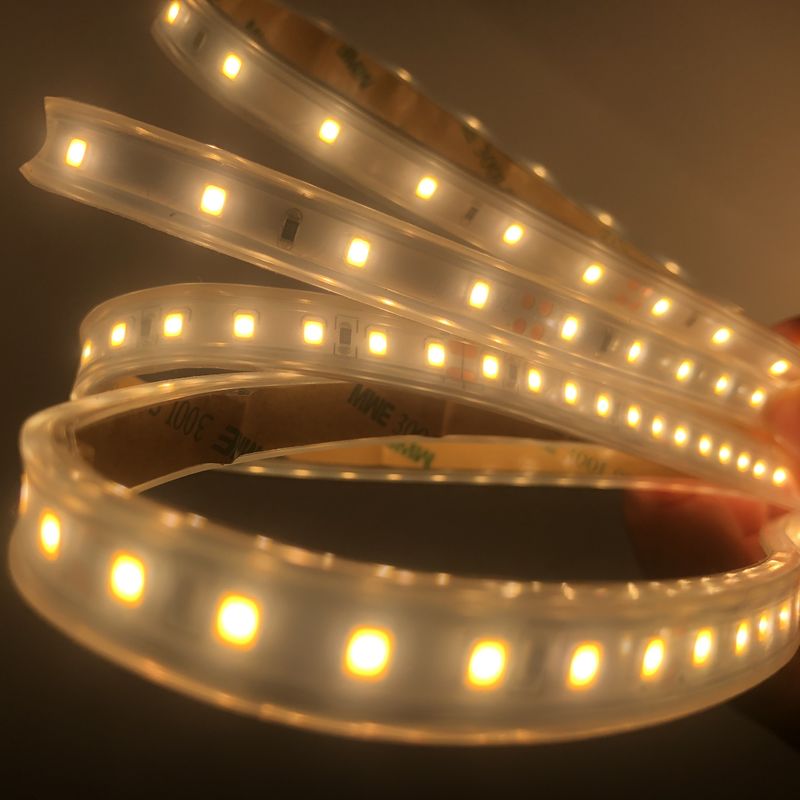 funcionamiento dual elegante ligero flexible del agua de 2 colores de las tiras 24V SMD2835 de voltio LED de 3000K 4000K 6500K 12
