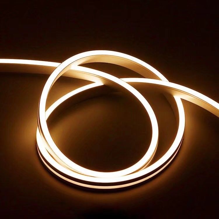 Luz de tira de neón flexible de la prenda impermeable LED del silicio IP67 DC blanco frío caliente 12/24V para la decoración interior al aire libre