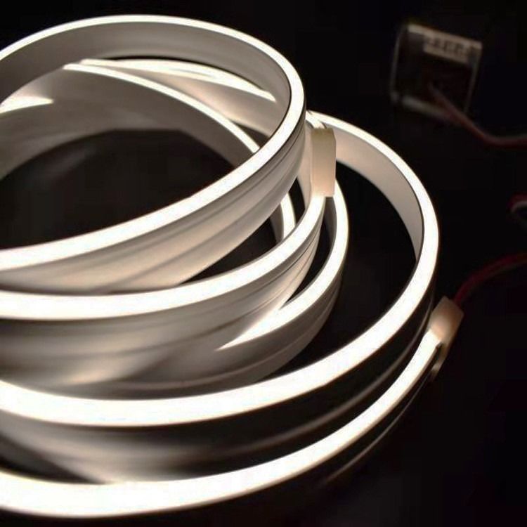 tamaño cortado 50m m de neón Bendable de la luz de tira de 6x12m m LED 6000k para la decoración de la casa
