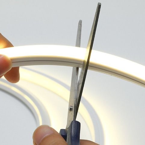 Luces de neón flexibles cortadas cortas de tira de DC 12V LED de la unidad del silicón puro de neón LED de la luz 9W 6X12M M