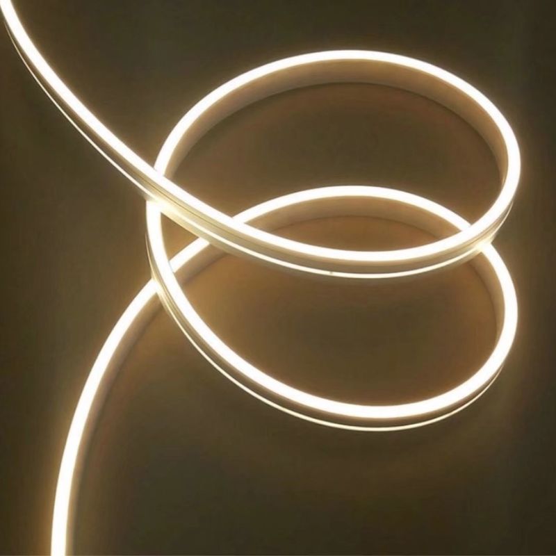 Tubos ligeros de neón 12M M Bendable libres del resplandor ajustable 6M M LED para la decoración interior