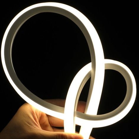 tamaño cortado 50m m de neón Bendable de la luz de tira de 6x12m m LED 6000k para la decoración de la casa