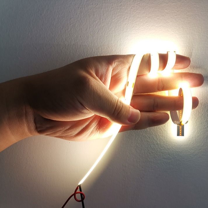 decoración de alta densidad del hogar de la MAZORCA 12V 4000K 10W de la tira de los 480leds/M LED