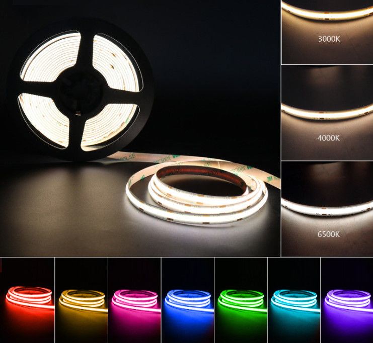 Color elegante que cambia 24V la tira 10m m 2700K-6500K impermeable de la MAZORCA RGBW LED