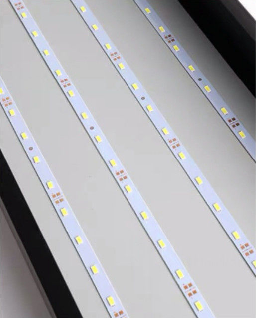 Colgante linear ligero colgante linear del dormitorio LED que enciende la decoración interior negra 3000K 5000K 35W