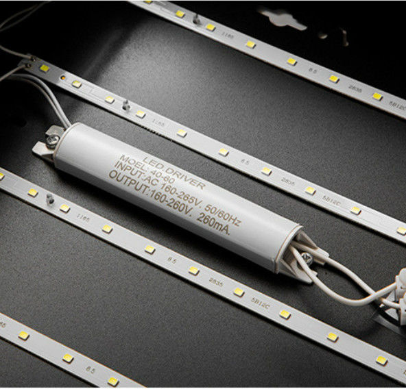 Colgante linear ligero colgante linear del dormitorio LED que enciende la decoración interior negra 3000K 5000K 35W