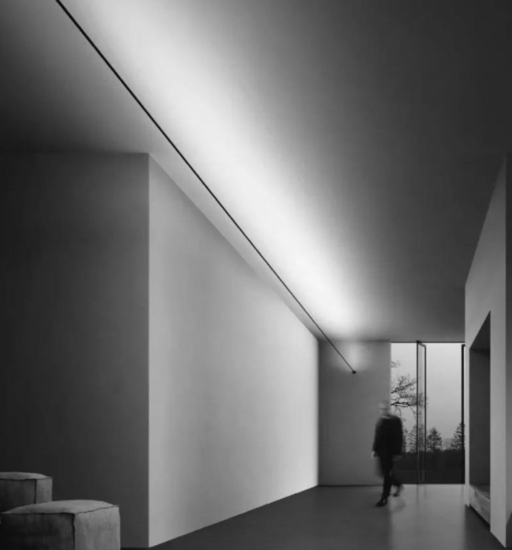 longitud libre de la luz linear del perfil de 6W 8W que corta la lavadora directa delgada de la pared para la exposición de la pintura de la galería
