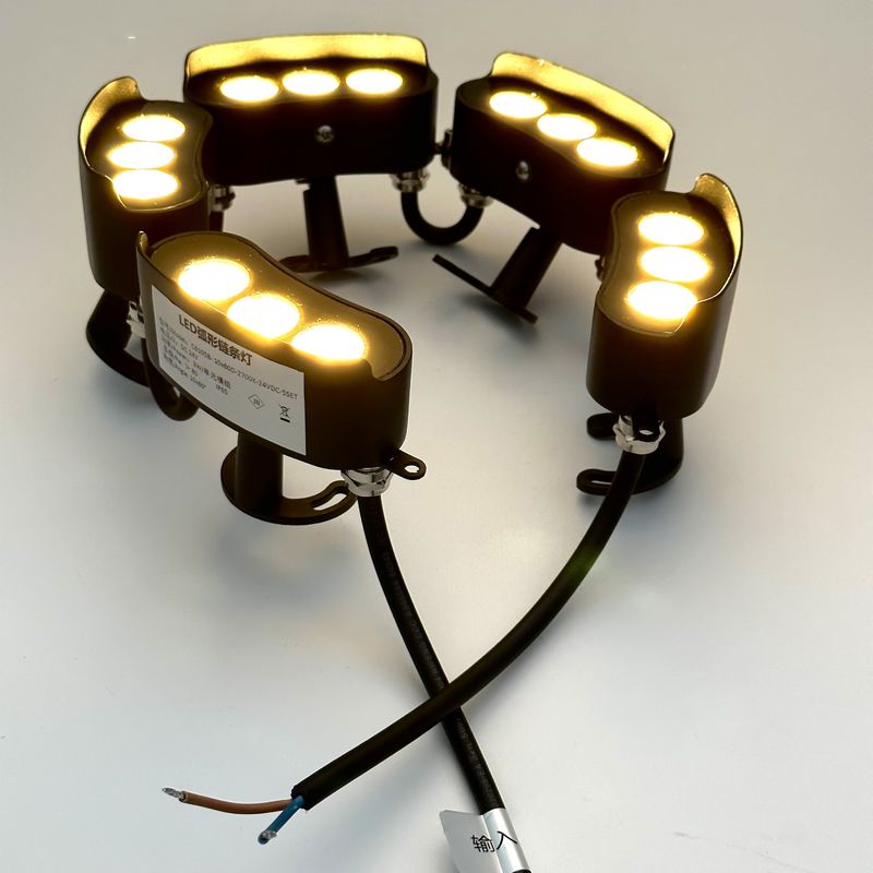 Coloree la luz cambiante 24V enlazable 3 LED de la lavadora de la pared del LED