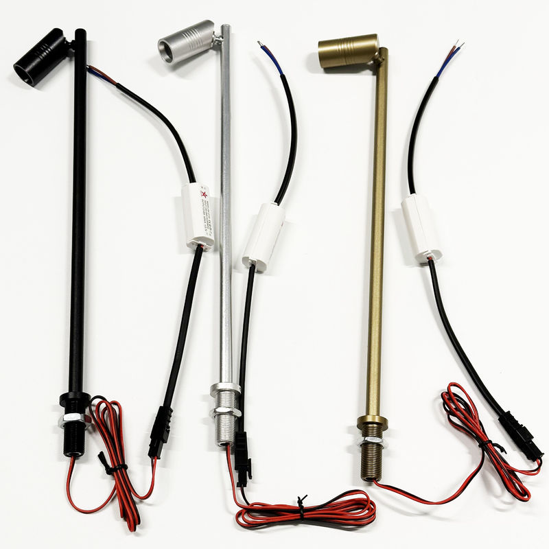 Vitrina contraria ajustable de la joyería 1W de la altura ligera de la joyería de DC 12V LED LED la pequeña poste llevó la iluminación