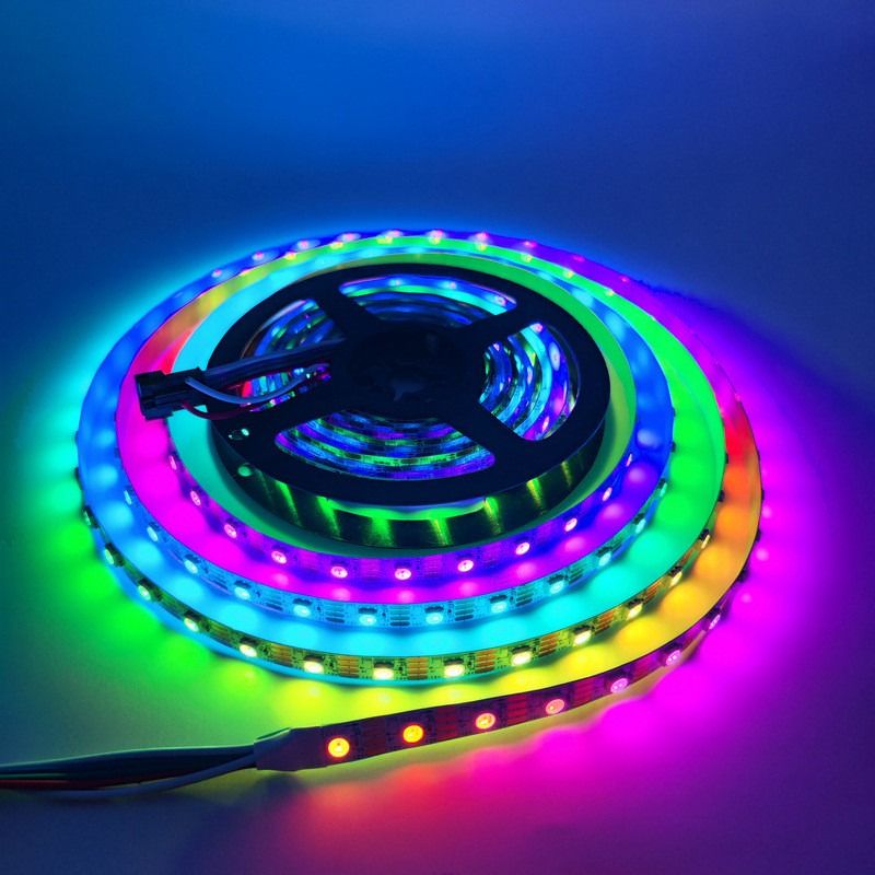 colores multi flexibles de la luz de tira de 6W 8W 10W 12W 12V LED SMD 5050 RGB 300 LED