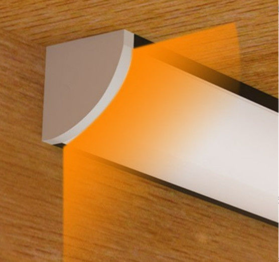 tipo luces LED de 16x16m m V para de los estantes inferiores de la protuberancia la luz de tira de aluminio difícilmente con magnético