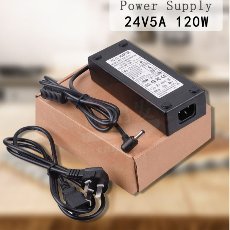 fuente de alimentación negro del escritorio de la fuente de corriente continua de la fuente de alimentación del módulo de 5A LED 12V LED para las luces de tira del LED
