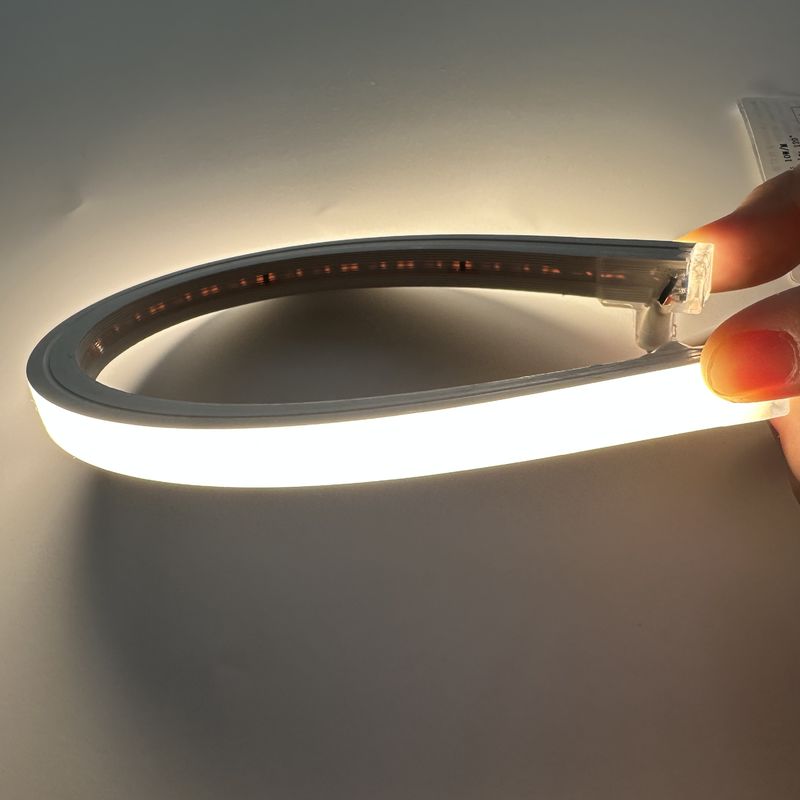 Prenda impermeable de neón el 16.4ft/5m de la luz de tira del silicón Cuttable y enlazable, cambio del color del RGB