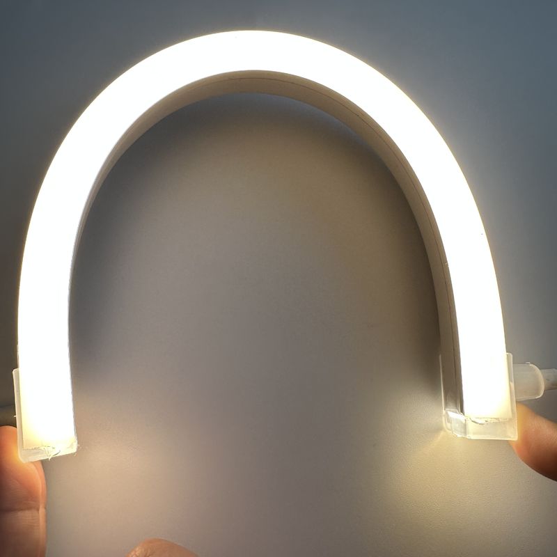 Prenda impermeable de neón el 16.4ft/5m de la luz de tira del silicón Cuttable y enlazable, cambio del color del RGB