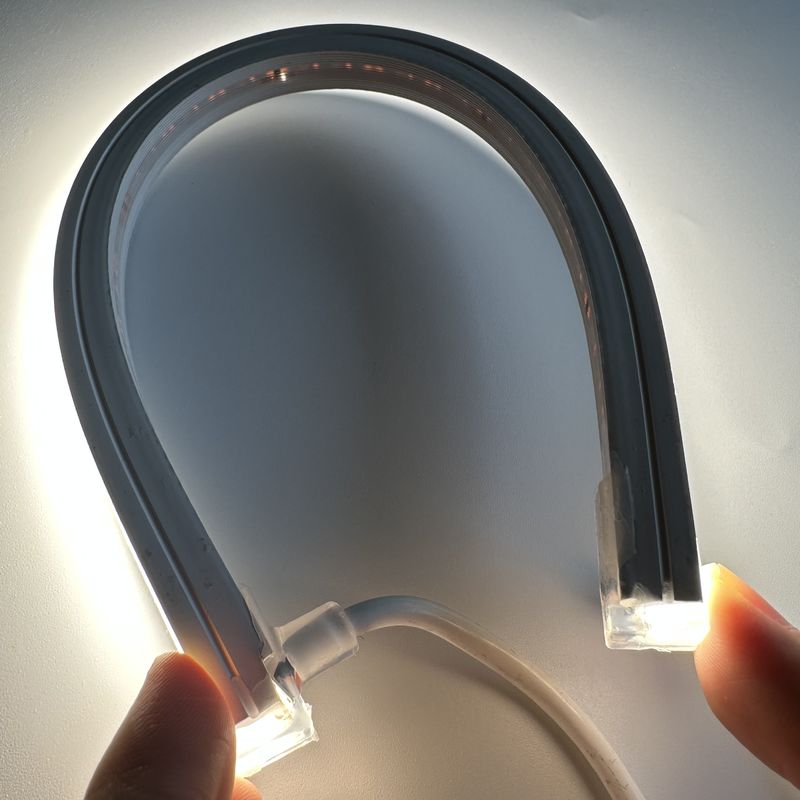 Prenda impermeable de neón el 16.4ft/5m de la luz de tira del silicón Cuttable y enlazable, cambio del color del RGB