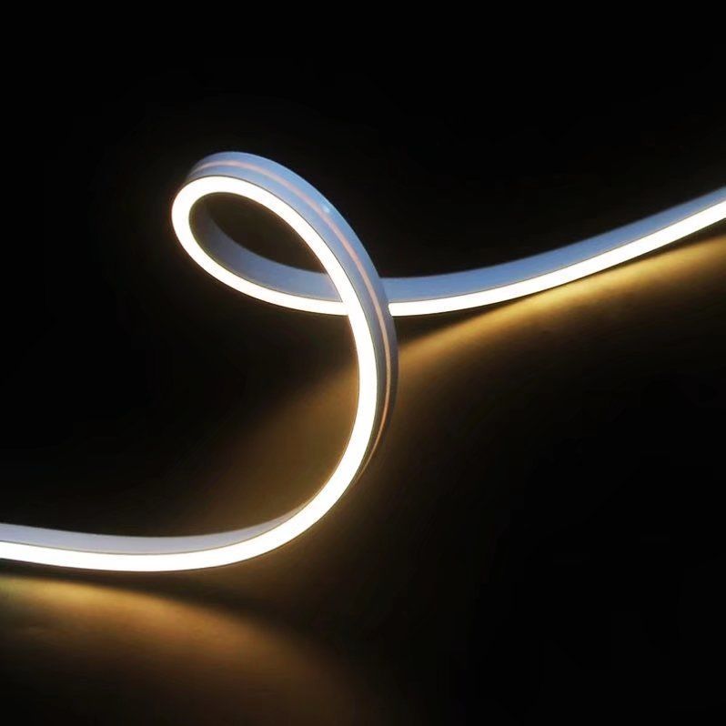 Luz de tira de neón ligera de neón del silicón dual 5M/Roll LED 1800K - temperatura de color 6500K