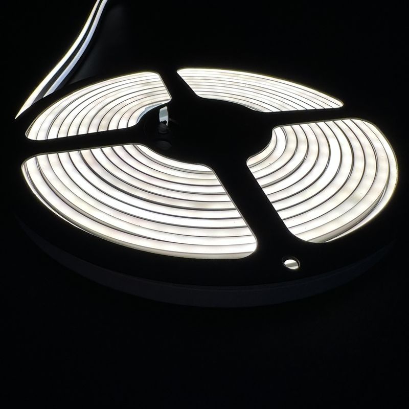 decoración de neón del hogar de la luz de tira del silicón del tamaño 12W LED de 120° 24V 1616 IP65 Buliding