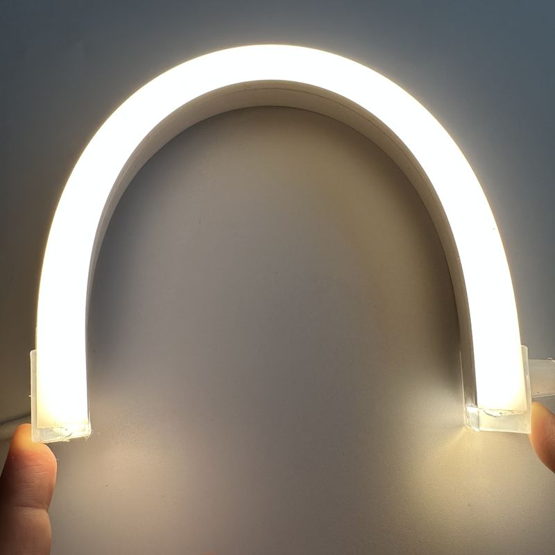 Luz de tira de neón del silicón del LED 2700K - 6000K/RGBW/DMX512 24V 1010 luz de neón 1212 16116